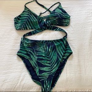 Aerie One Piece Bikini Swim Suit Cutout